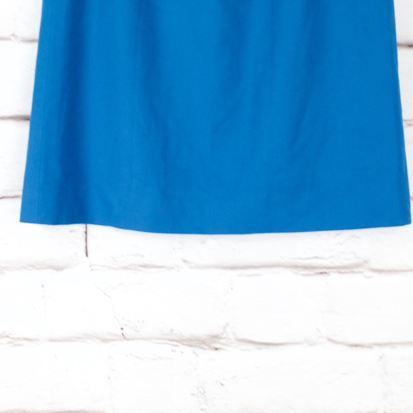 Vintage Pendleton Blue 100% Virgin Wool Fully Lined Pencil Skirt Size 12 - Picture 3 of 8